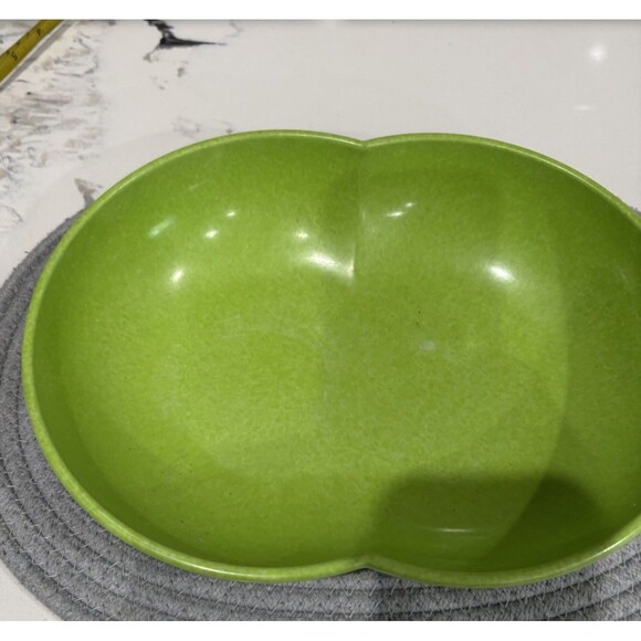 Vintage Serving Bowl Melamine Melmac LimeGreen Mid Century Branchell - Picture 2 of 6